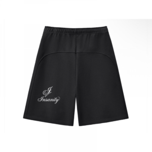 Insanity Script Shorts, Black