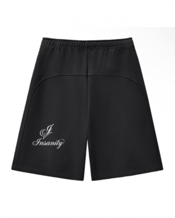 Insanity Script Shorts, Black