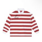 Insanity Stripe Rugby Polo view 1