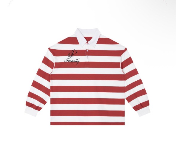 Insanity Stripe Rugby Polo