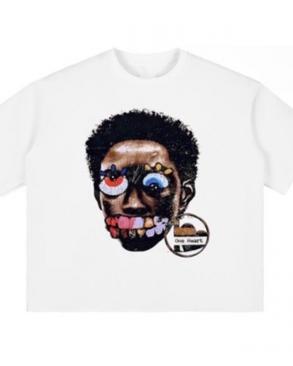 One Heart Face Tee